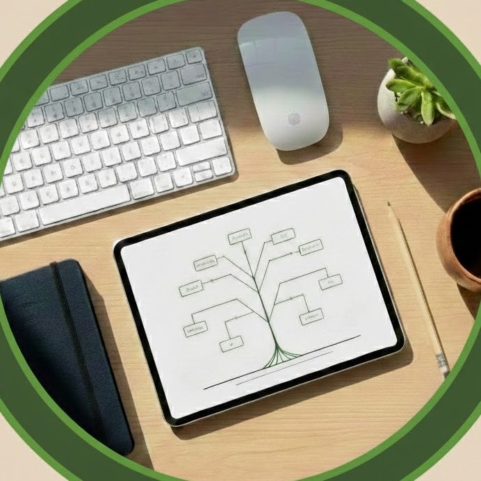 Architecture Fluide Schéma d'un système nerveux numérique interconnecté, symbolisant une architecture de données fluide et personnalisée.